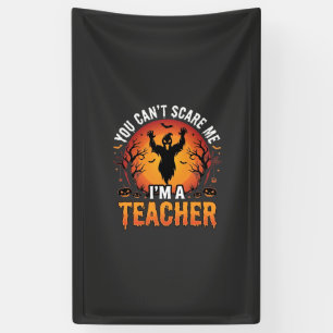 Lehrer Halloween Gruseliger Geist Lehrer Design_1 Banner