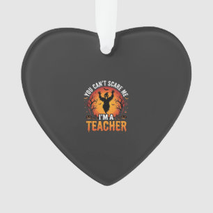 Lehrer Halloween Gruseliger Geist Lehrer Design_1 Ornament