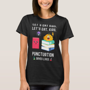 Lehrer Halloween Lasst uns Kids Punctuation Rett e T-Shirt