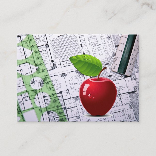 Lehrer/Hauptmann/Bildung-Visitenkarte Visitenkarte (Vorderseite)