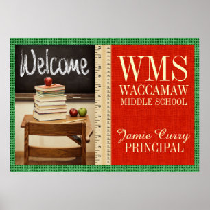 Lehrer / Hauptmann / Schule / Wohngestaltung Poste Poster