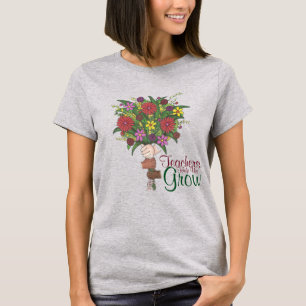 Lehrer helfen uns, Blume floral Bouquet Shirt zu w