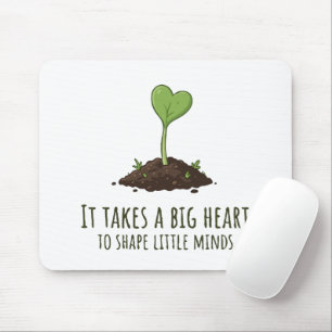Lehrer-Herz-Dankbarkeits-Design Mousepad