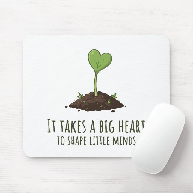 Lehrer-Herz-Dankbarkeits-Design Mousepad (Mit Mouse)