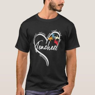 Lehrer Herz Mitleid Gekümmert engagierte Teach T-Shirt