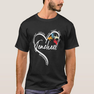 Lehrer Herz Mitleid Gekümmert engagierte Teach T-Shirt