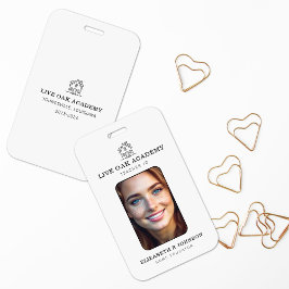 Lehrer-ID-Abzeichen | MINIMALISTISCH Ausweis