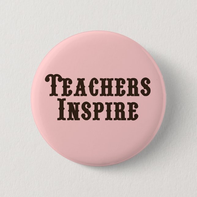 Lehrer inspirieren button (Vorderseite)