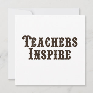 Lehrer Inspiriert