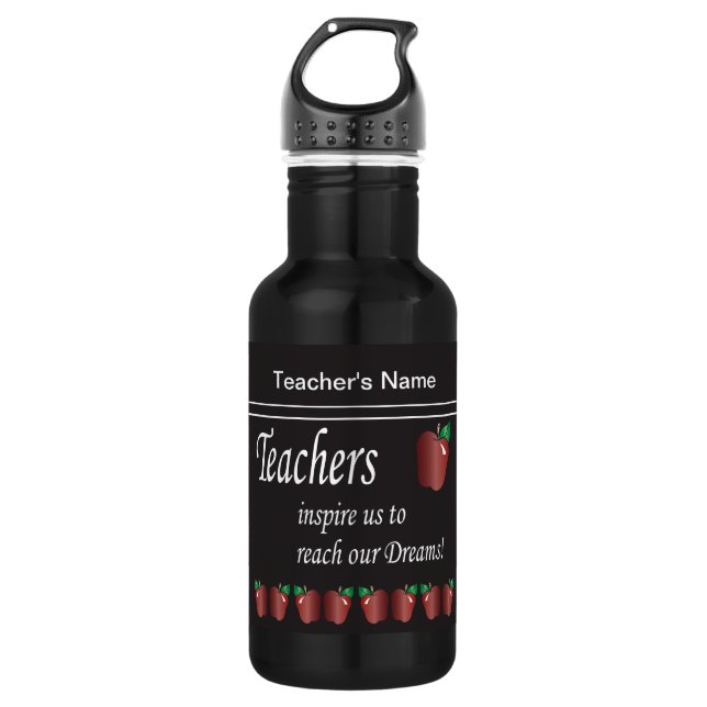 Lehrer Inspirierte uns | Lehrer Trinkflasche (Vorderseite)