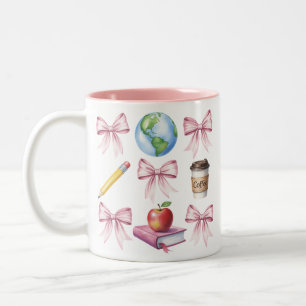 Lehrer Kaffee Bogen Süße Dankeschön-Geschenke  Zweifarbige Tasse