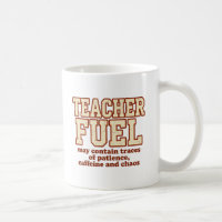 Lehrer-Kaffee-Tasse 'Teacher Fuel'