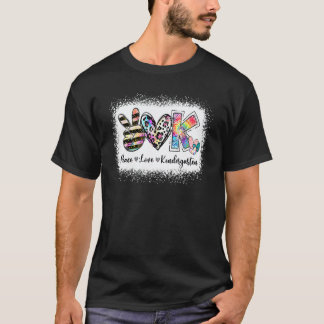 Lehrer Klasse Frieden Liebe Kindergarten-Team Kind T-Shirt