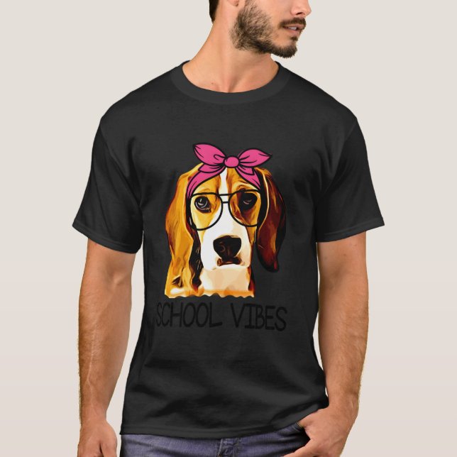 Lehrer Klassenzimmer Beagle der Schule T-Shirt (Vorderseite)