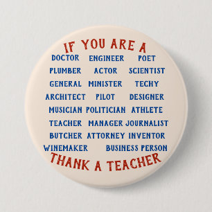 Lehrer-Knopf Button