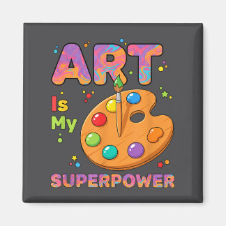 Lehrer - Kunst ist mein Superwer-Kunstlehrer Zeich Magnet