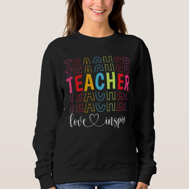 Lehrer Lebenslehrer Lehrer Lehrertag Sweatshirt (Vorderseite)