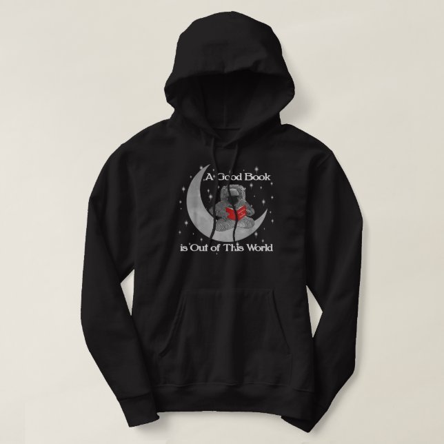 Lehrer lesen Bücher Astronaut aus der Welt Hoodie (Design vorne)
