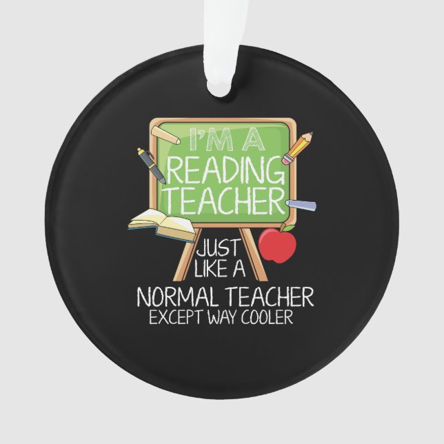 Lehrer lesen ornament (Vorderseite)