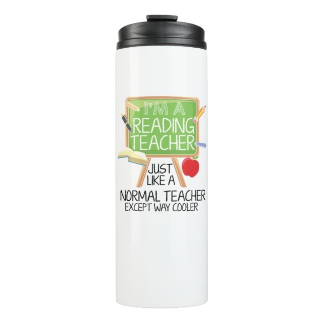 Lehrer lesen thermosbecher (Vorderseite)
