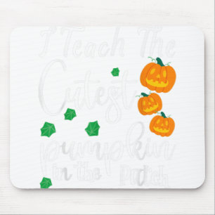 Lehrer Liebe bricht lustiges Halloween-Kostümgesch Mousepad