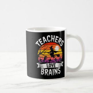 Lehrer Liebe Gehirne Zombie Spaß Outfit für Hallo Kaffeetasse