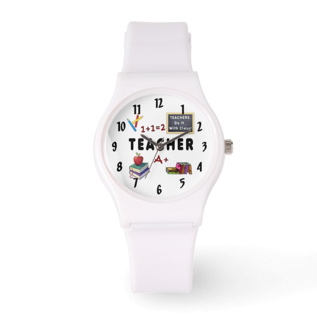 Lehrer machen das mit Klassenüberwachung Armbanduhr (Vorderseite)