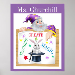 Lehrer-magisches Plakat - SRF