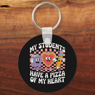 Lehrer Mein Schüler haben eine Pizza meines Herzen Schlüsselanhänger