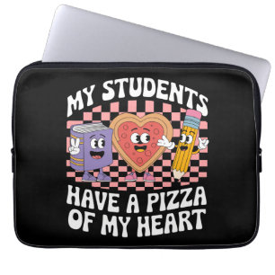 Lehrer Mein Schüler haben eine Pizza von meinem He Laptopschutzhülle