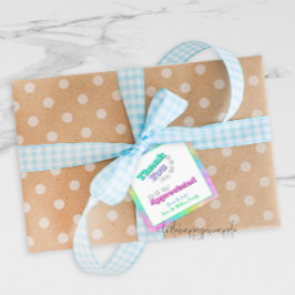 Lehrer/Mitarbeiter-Wertschätzung Danke, Geschenk-T Geschenkanhänger