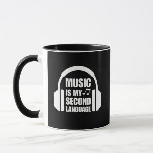 Lehrer Musikliebhaber Musiker DJ Kopfhörer Tasse