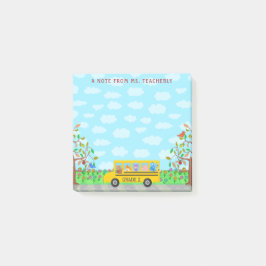 Lehrer Name Klassenzimmer Niedliche Tiere für Schu Post-it Klebezettel