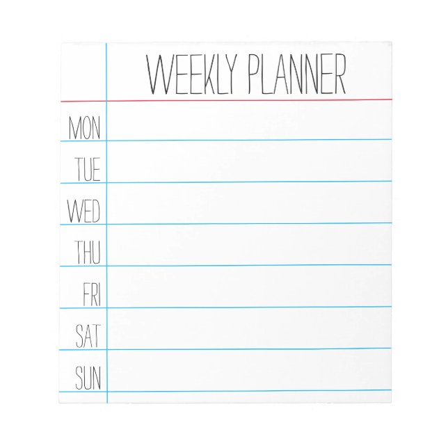 Lehrer - Note Pad Notizblock (Vorderseite)