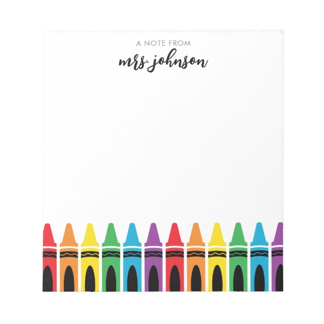 Lehrer Notepad Notizblock (Vorderseite)