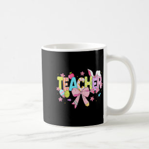 Lehrer Osterei Kokette Hase Kaninchen Bleistift Kaffeetasse