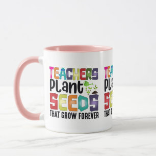 Lehrer Pflanze Samen, die für immer wachsen Tasse