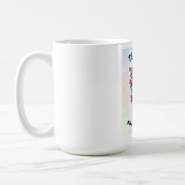 Lehrer Pflanze Samen Lehrer Vielen Dank Kaffeetasse (Links)