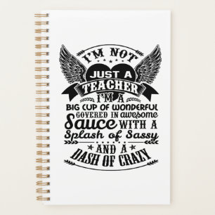 Lehrer-Planer Buch Wochenendgeschenke Funny Geburt Planer