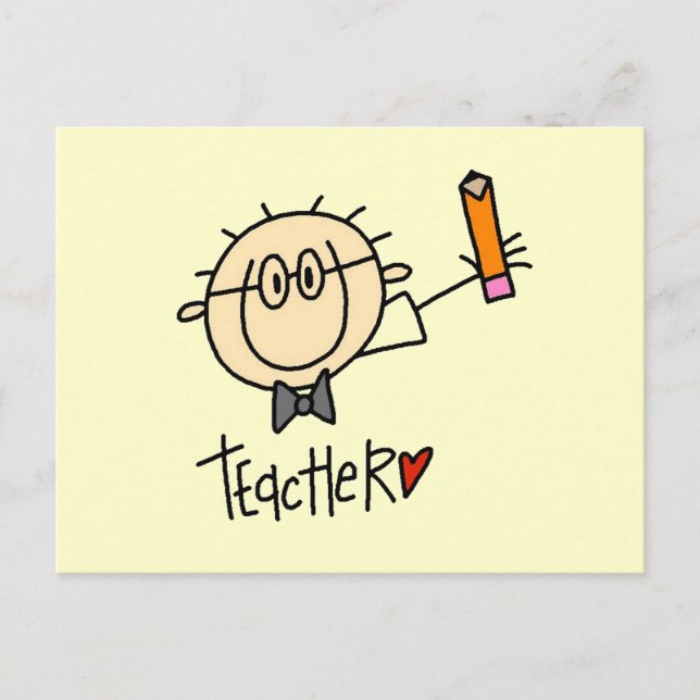 Lehrer Postkarte (Vorderseite)