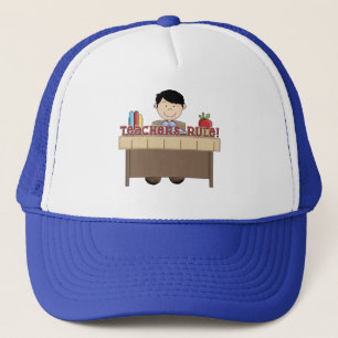 Lehrer-Regel - männliche T-Shirts und Geschenke Truckerkappe
