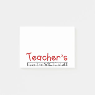 Lehrer schreiben Stuff Post-It's Post-it Klebezettel