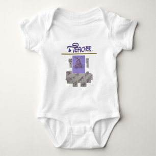 Lehrer Sie lehren mich zu hoffen für die beste.pnn Baby Strampler