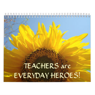 LEHRER sind ALLTAGSHELDEN! Kalender Blumen