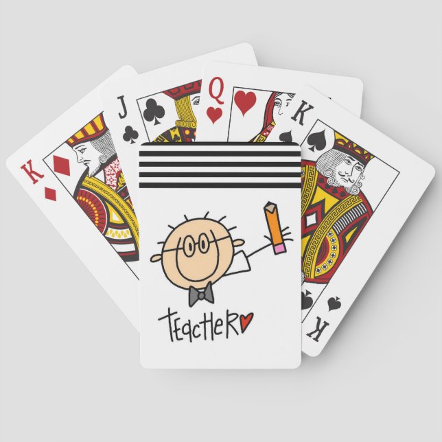 Lehrer Spielkarten (Rückseite)