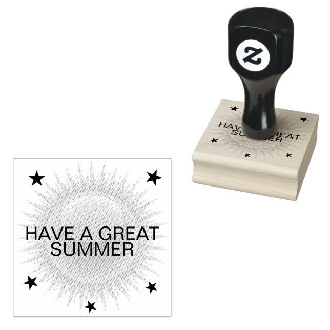 Lehrer Studentenstars Sun haben einen tollen Somme Gummistempel (Stempel)