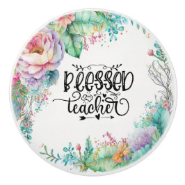 Lehrer Superhelden Keramik Pull Keramikknauf