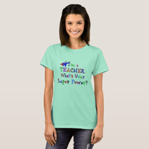 Lehrer Superhero/Super-Power T-Shirt