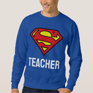 Lehrer Superman S-Shield Superman-Logo Sweatshirt