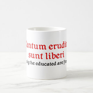 Lehrer-Tasse mit lateinischer Phrase Kaffeetasse